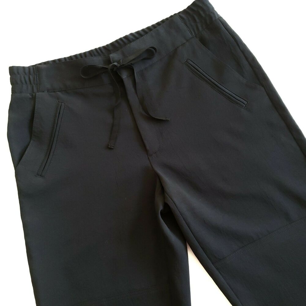 NANETTE LEPORE Relic structured relaxed fit cargo pants in black Size 4 NEW - Picture 2 of 9